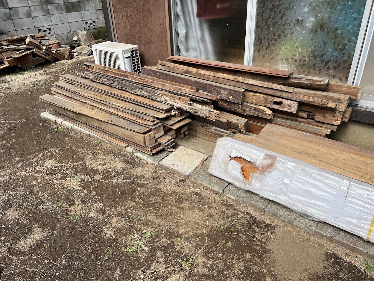 東村山市で木造倉庫の解体した建築廃材の処分をしてきました カイテキ産廃