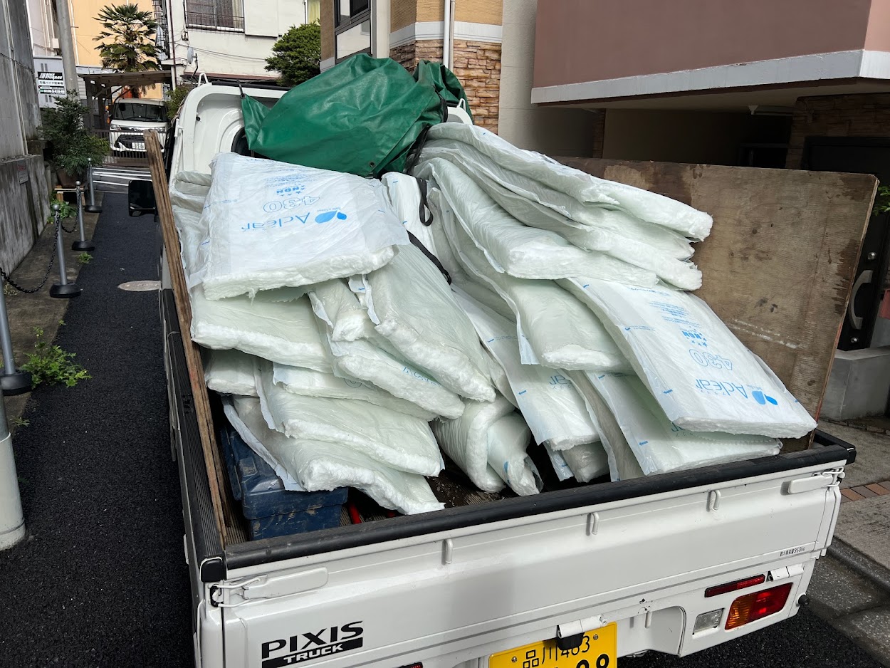 廃材ロス DIY グラスウール断熱材3本未開封品