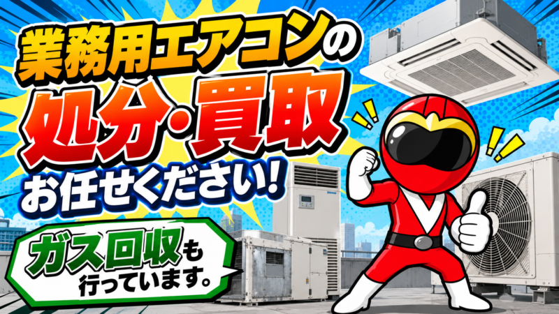 業務用エアコン・処分・買取