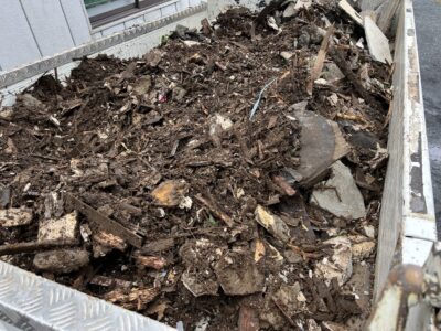 鶴ヶ島市の解体現場で混合廃棄物の回収をしてきました！