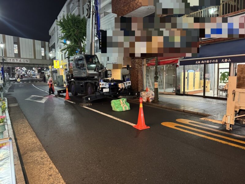 クレーン作業
