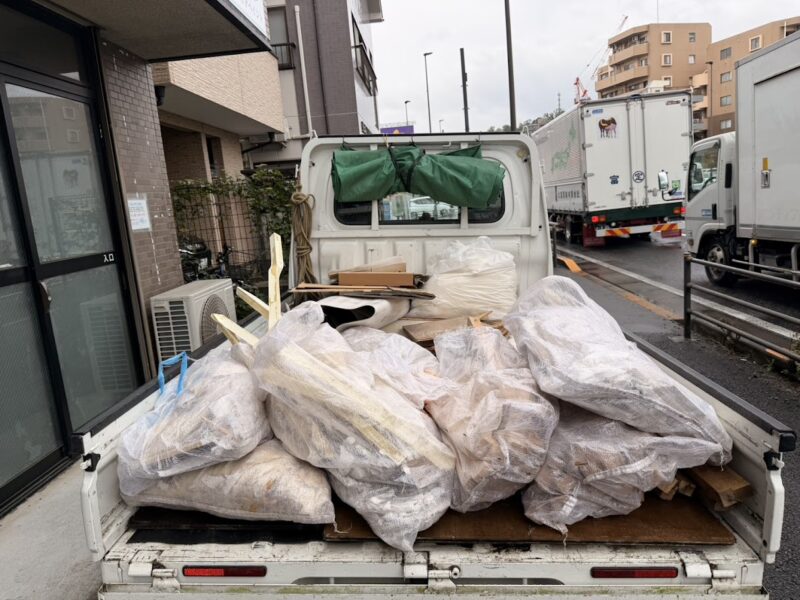 八王子市を軽トラックで回収