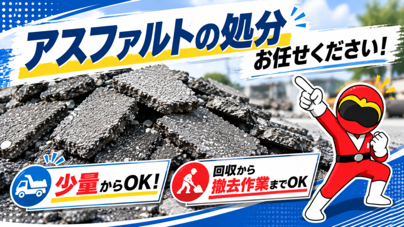アスファルトの処分
