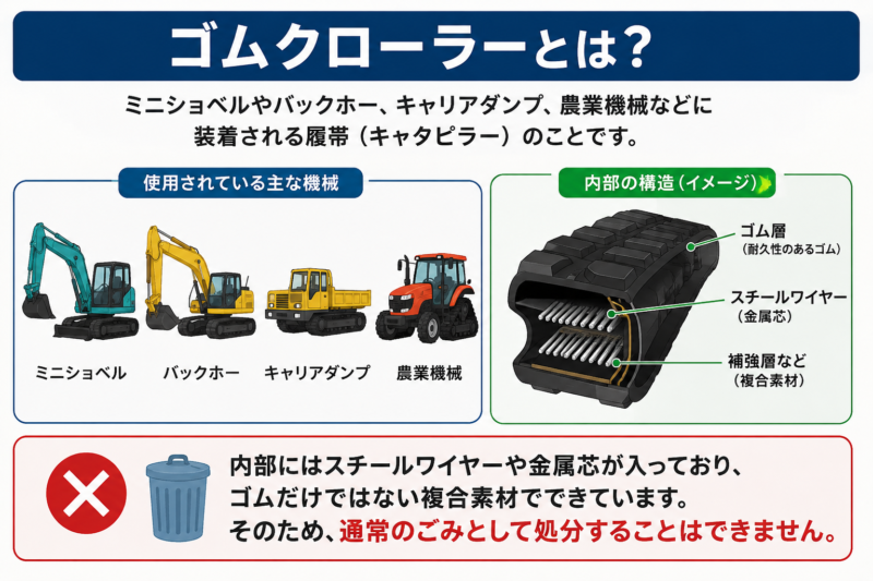 ゴムクローラーとは？