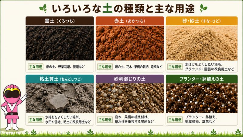 土の種類