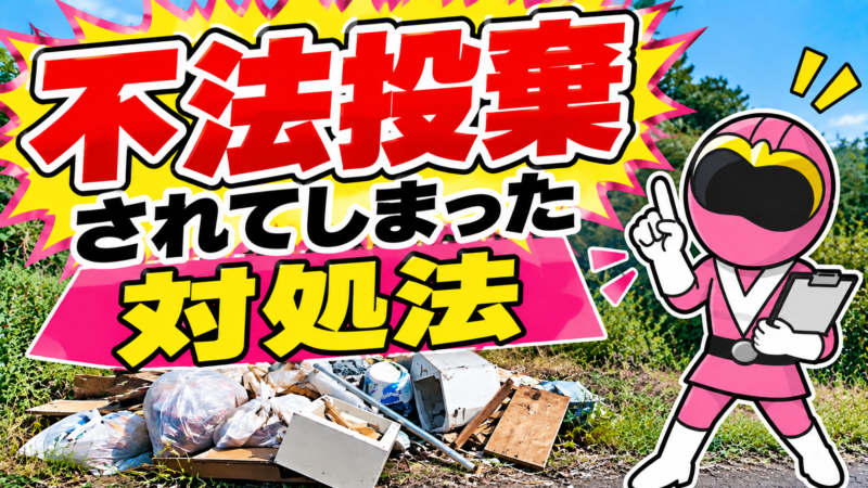 不法投棄された場合の対処法