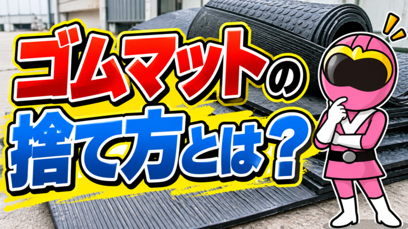 ゴムマット捨て方！