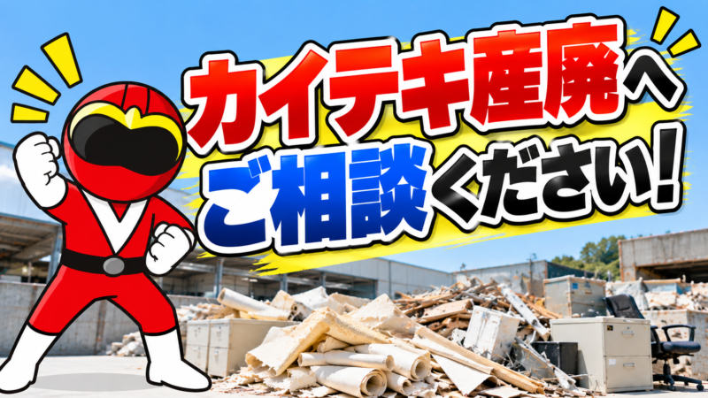カイテキ産廃へ！