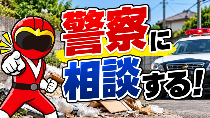 警察に相談する!