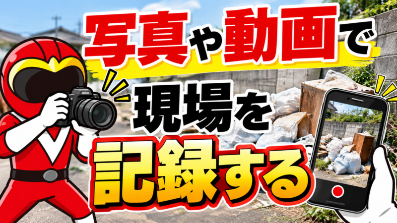 写真や動画で記録