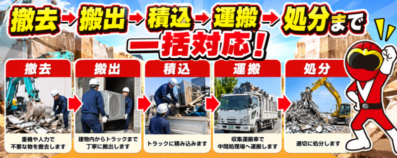 撤去から処分