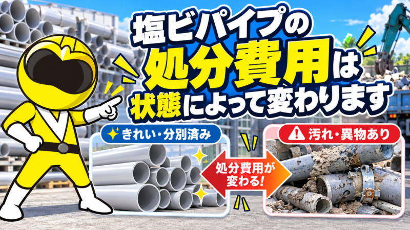 塩ビパイプ料金変わる？